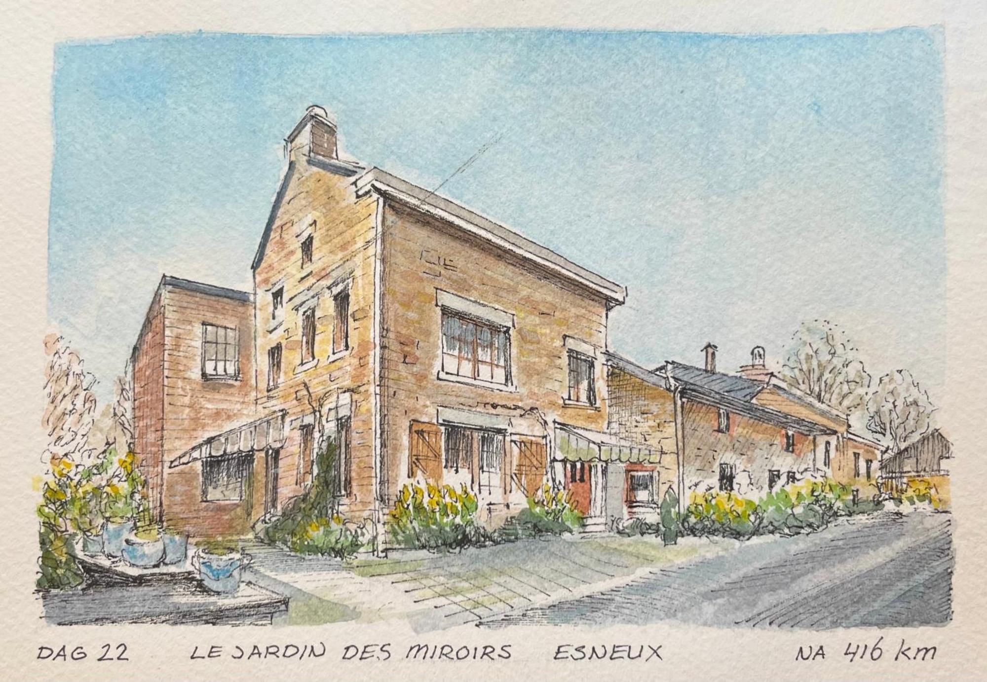 Bed and Breakfast Le Jardin Des Miroirs Esneux Exterior foto